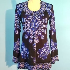 International Concepts Long Sleeve Blouse